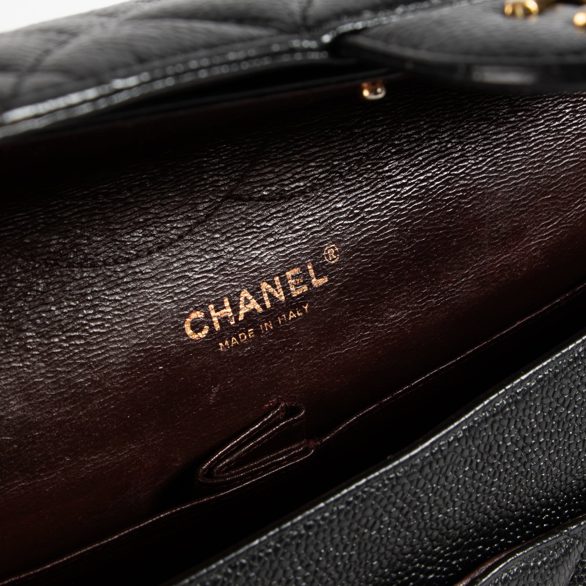 Chanel Black Caviar Large/Jumbo Classic Bag