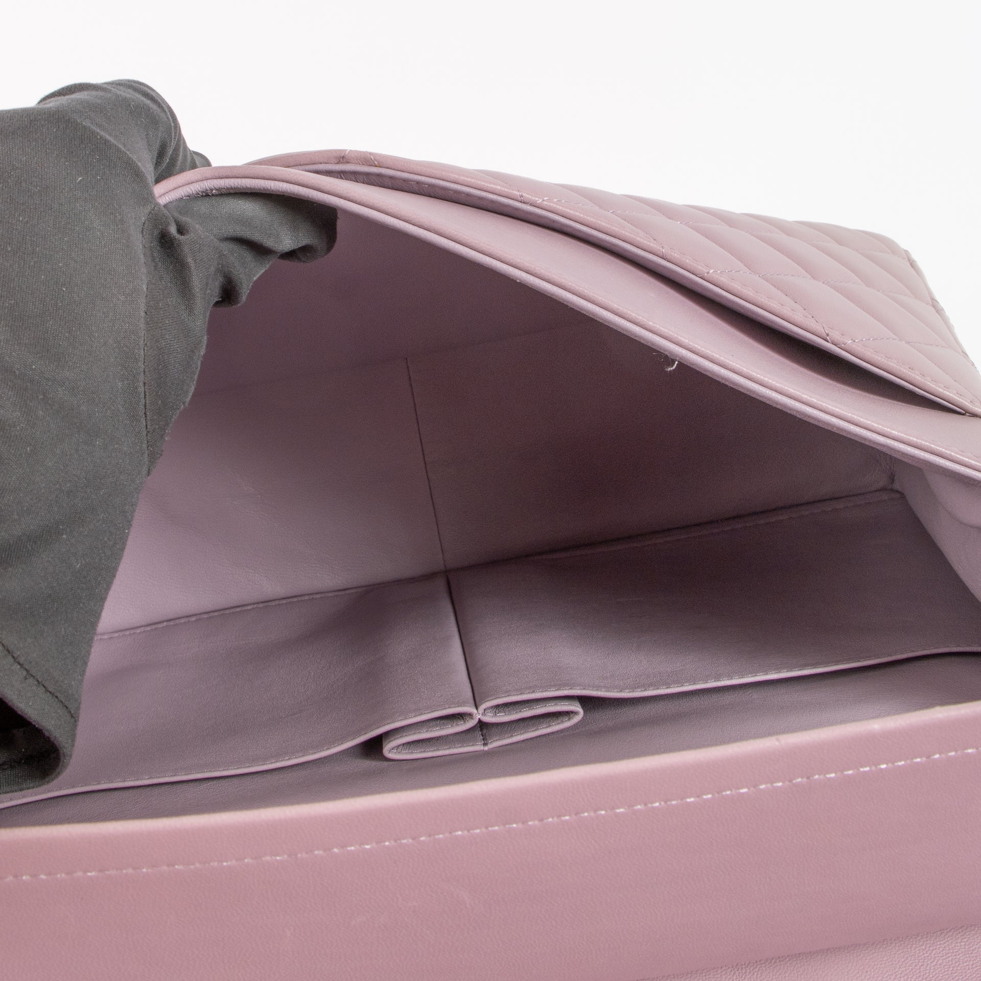 Chanel Mauve Lambskin Maxi Classic Bag
