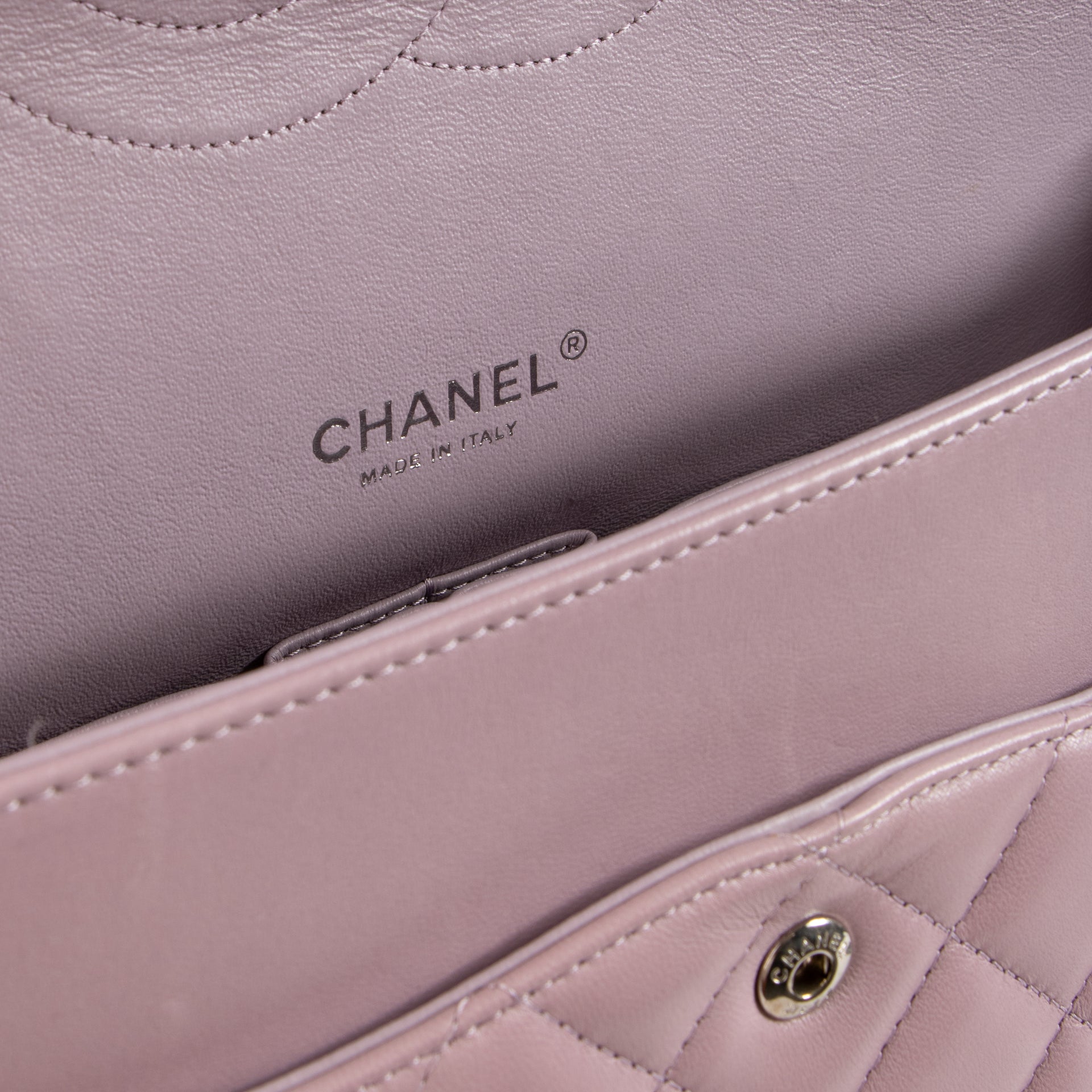 Chanel Mauve Lambskin Maxi Classic Bag