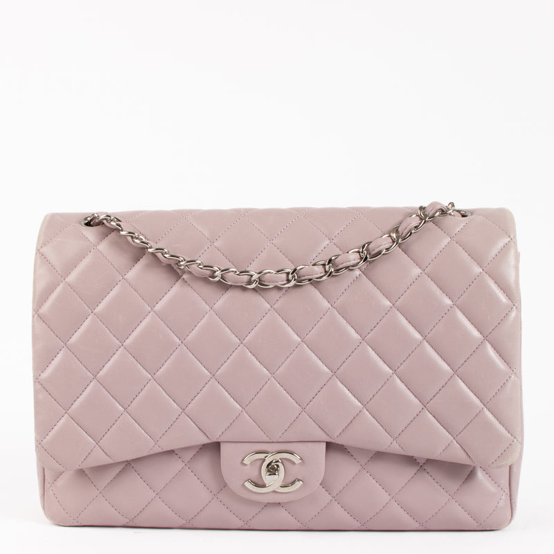 Chanel Mauve Lambskin Maxi Classic Bag