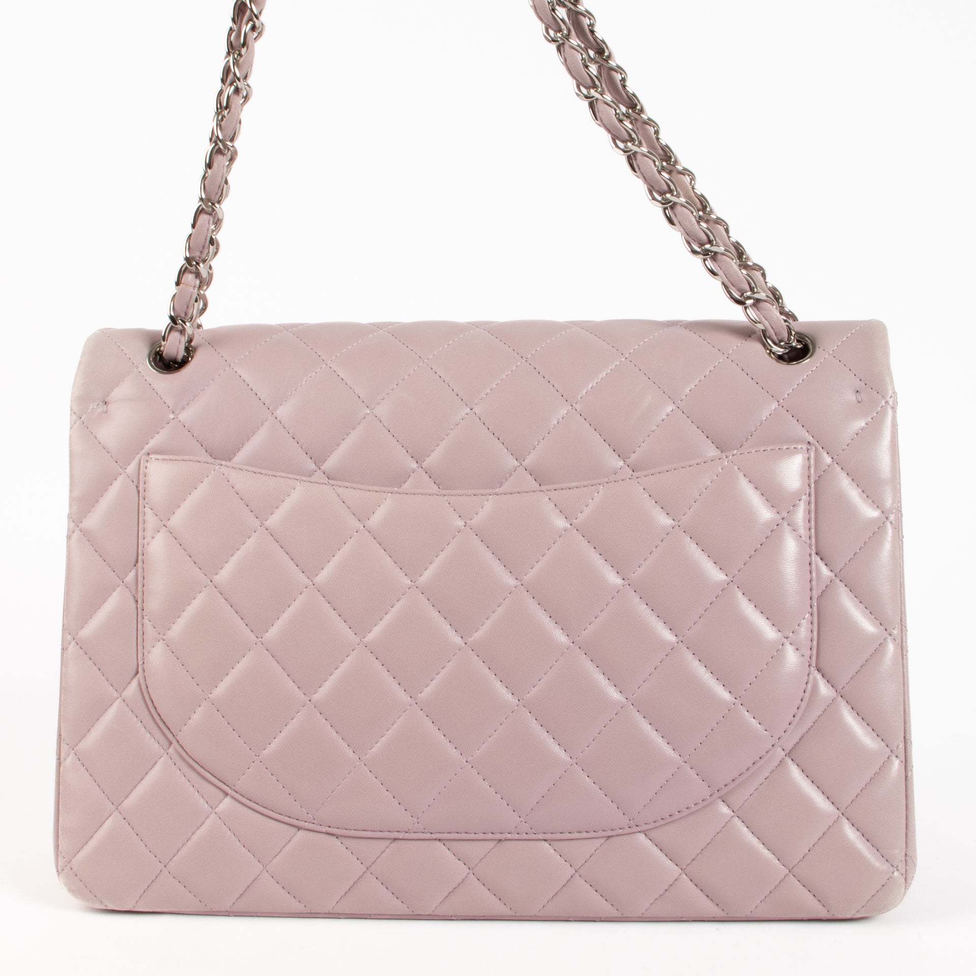 Chanel Mauve Lambskin Maxi Classic Bag