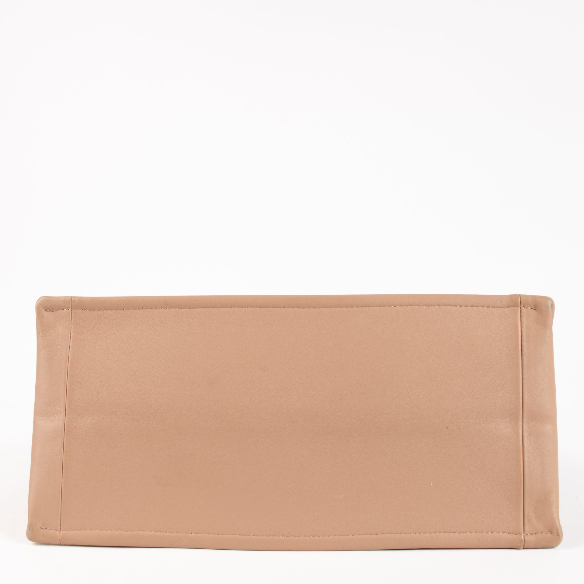 Christian Dior Nude Leather Medium Book Tote Bag