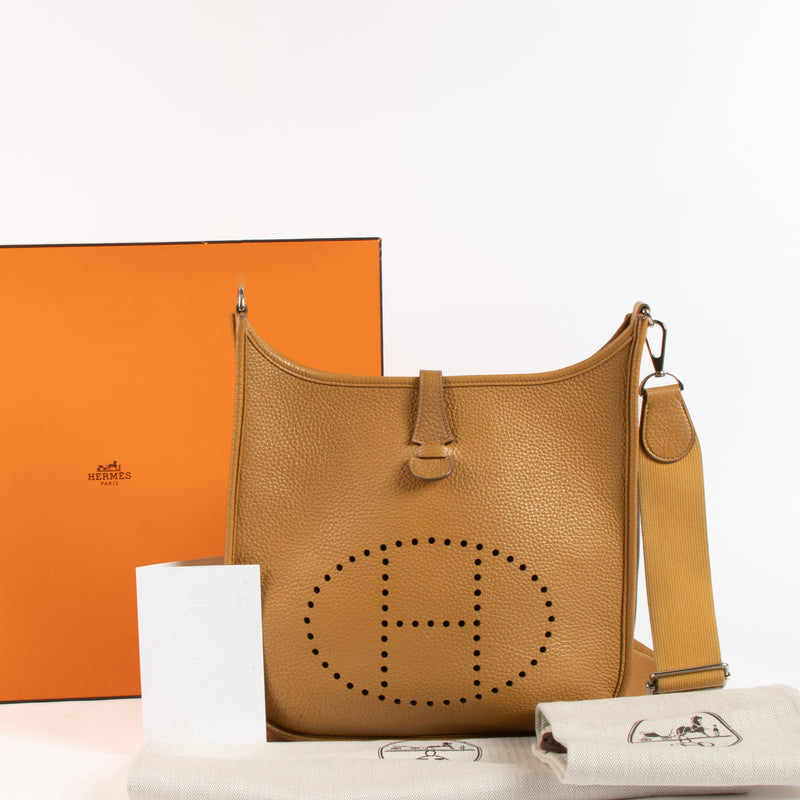 Hermès Evelyne III 29 Moutarde Clemence PHW