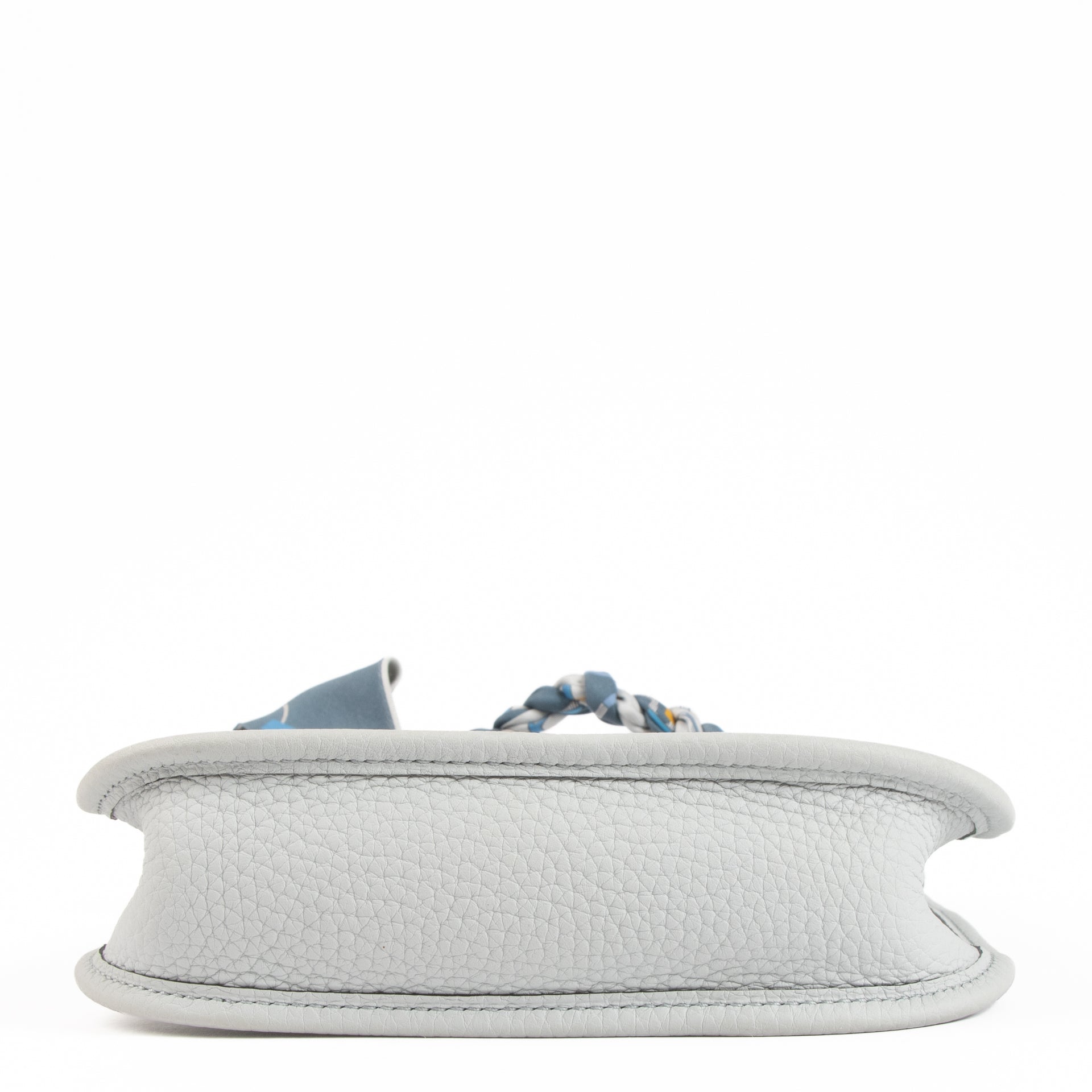 Hermès Evelyne 16 Bleu Pale/Gris Etain Clemence PHW
