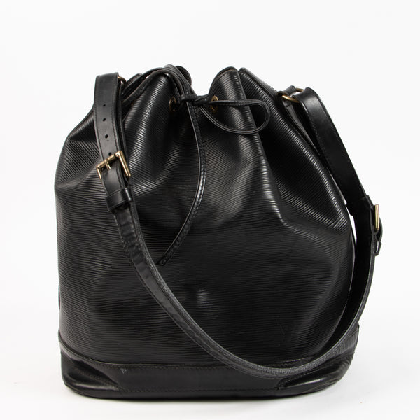 Louis Vuitton Epi Noe ショルダーバッグ Louis Vuitton Black Epi Leather Noé Bag – Labellov