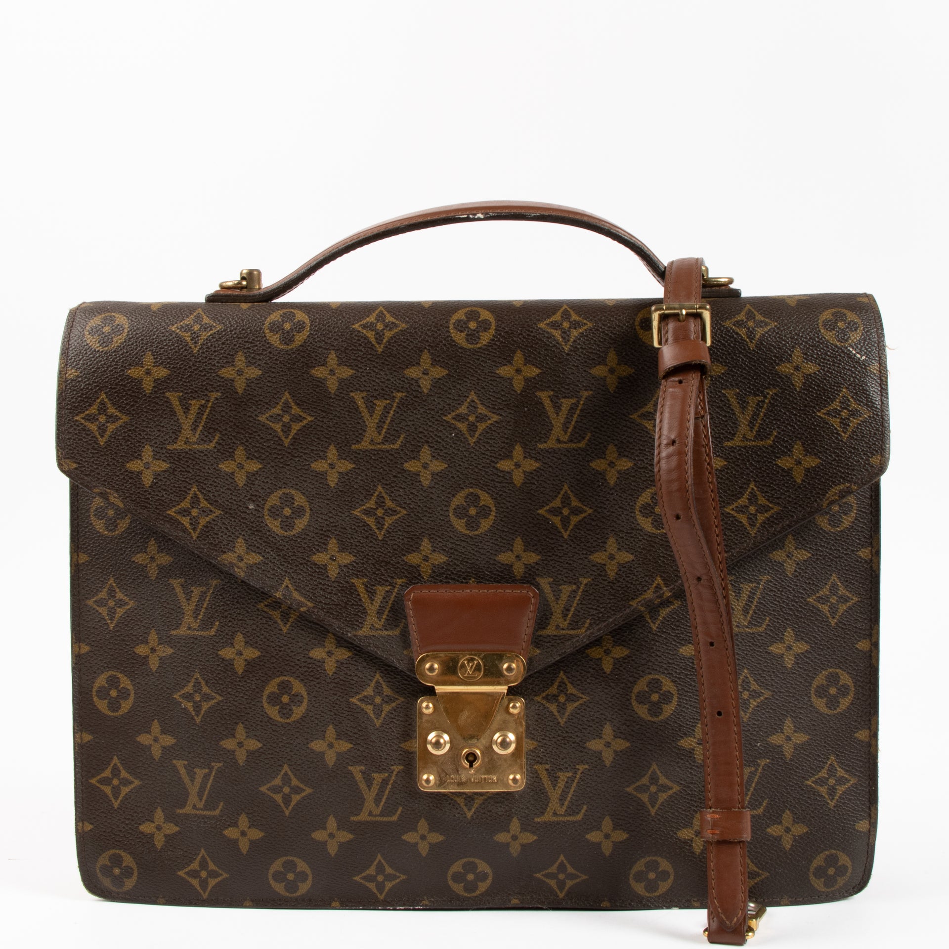 Shop the authentic Louis Vuitton Monogram Porte-Documents Bandoulière Briefcase on Labellov.com !