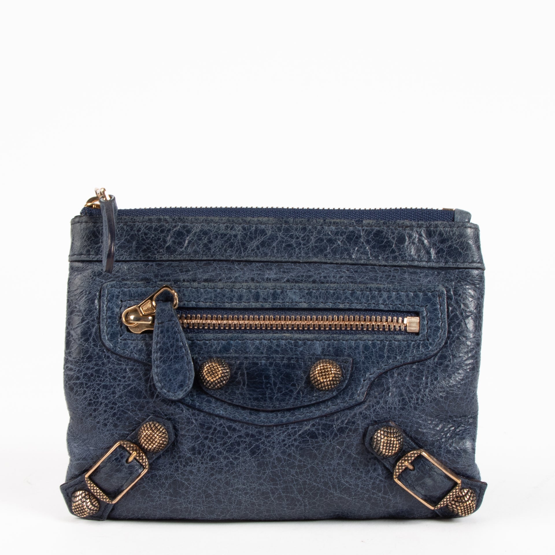 Shop the authentic Balenciaga Navy Blue Wallet on Labellov.com !