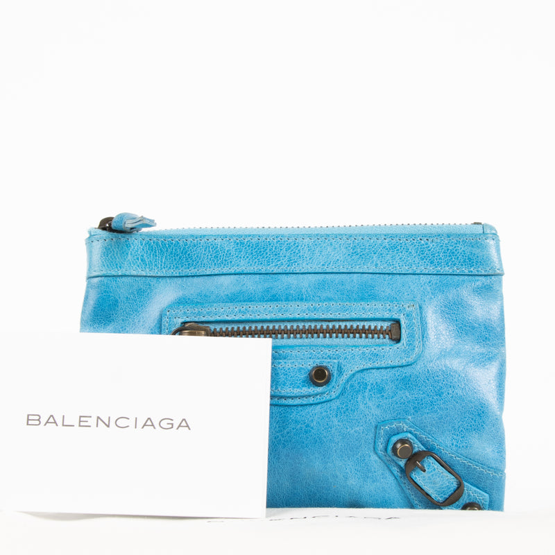 Shop the authentic Balenciaga Blue Wallet on Labellov.com !