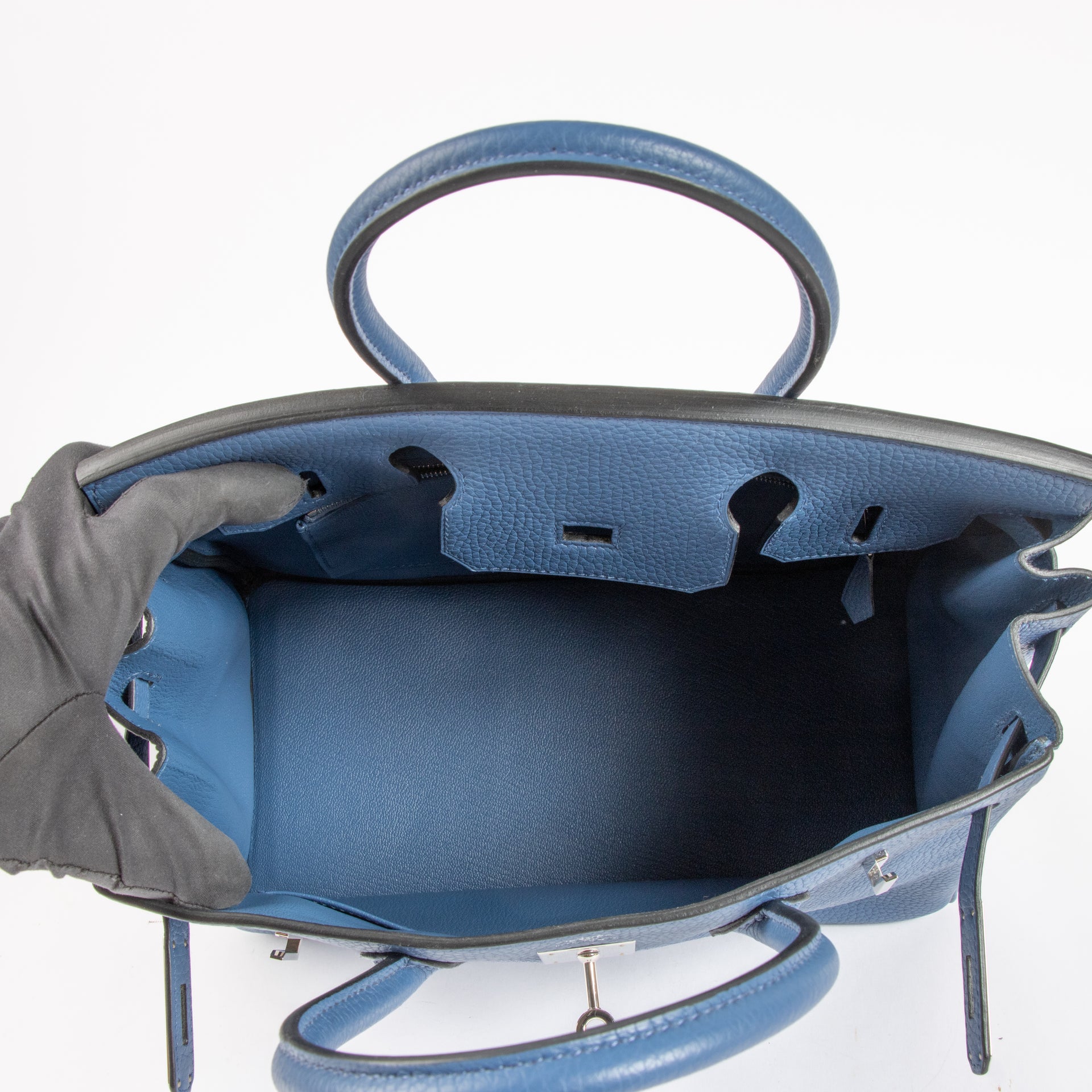Hermès Birkin 30 Blue Agate Clemence PHW