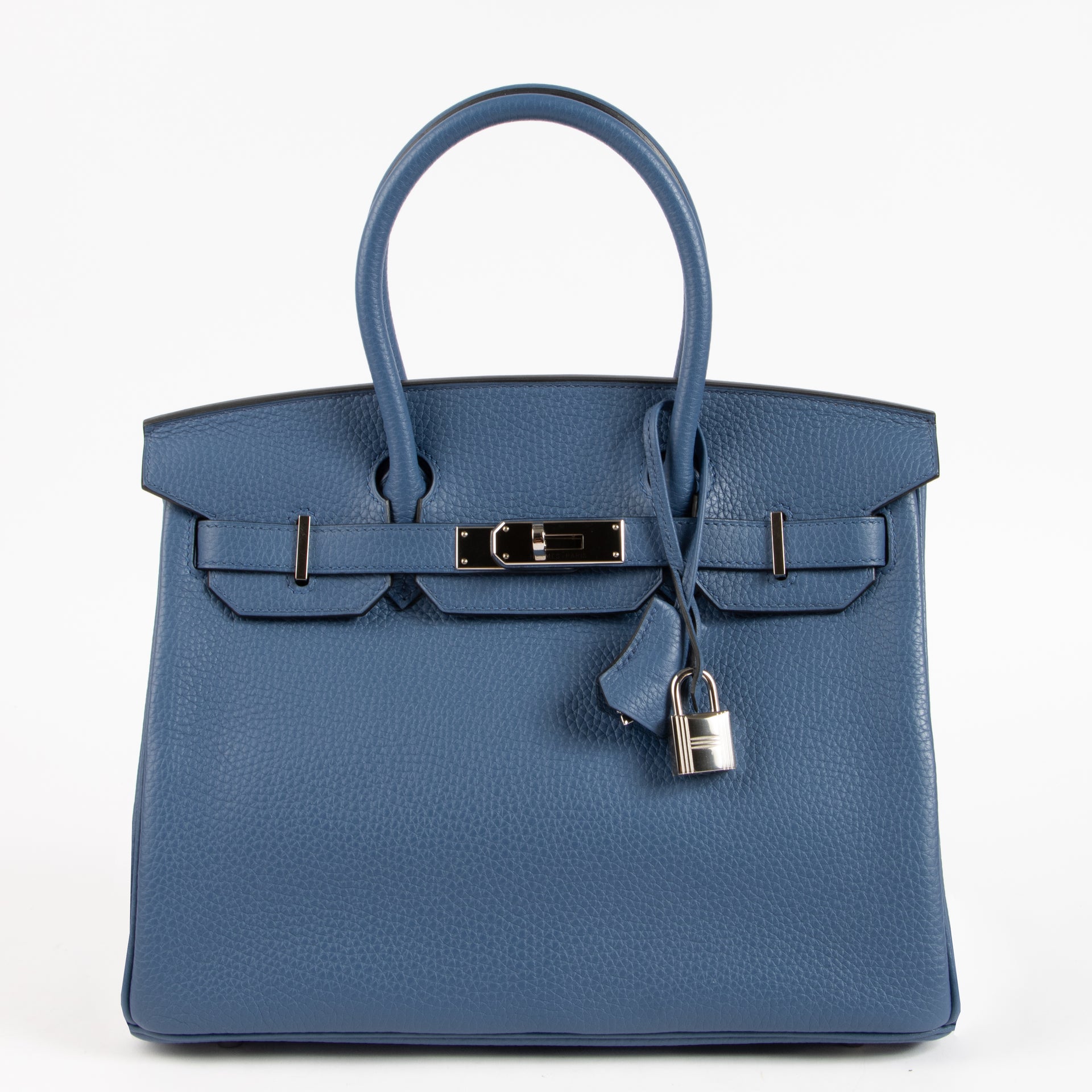 Hermès Birkin 30 Blue Agate Clemence PHW