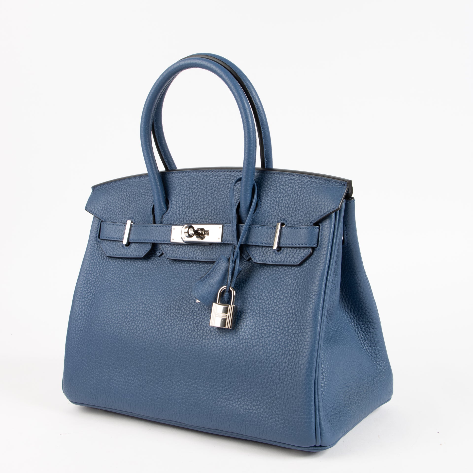 Hermès Birkin 30 Blue Agate Clemence PHW