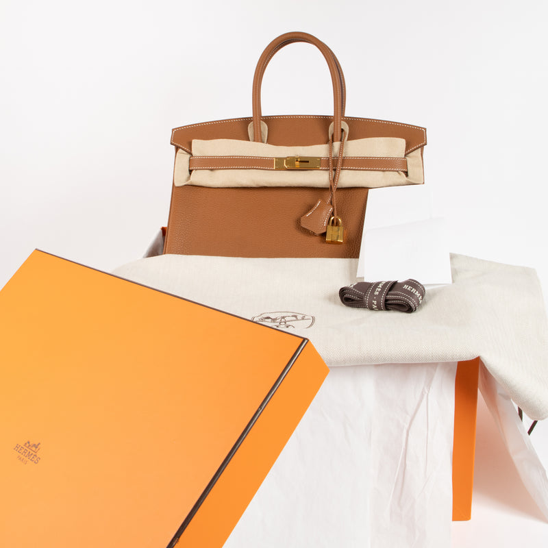 Hermès Birkin 35 Gold Togo GHW