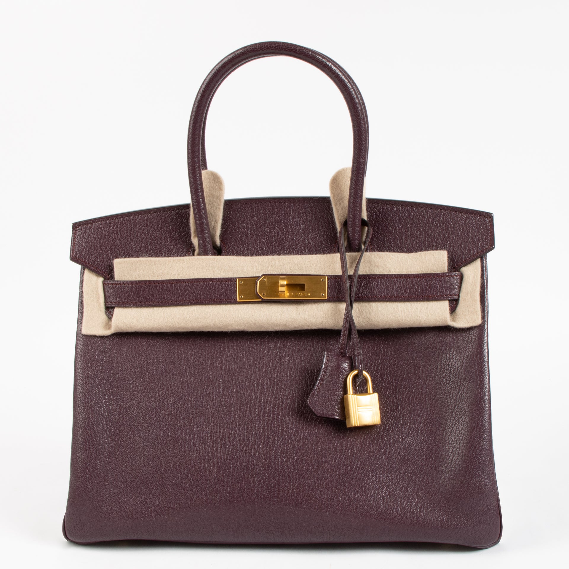 Hermès HSS Birkin 30 Raisin Chevre Mysore BGHW