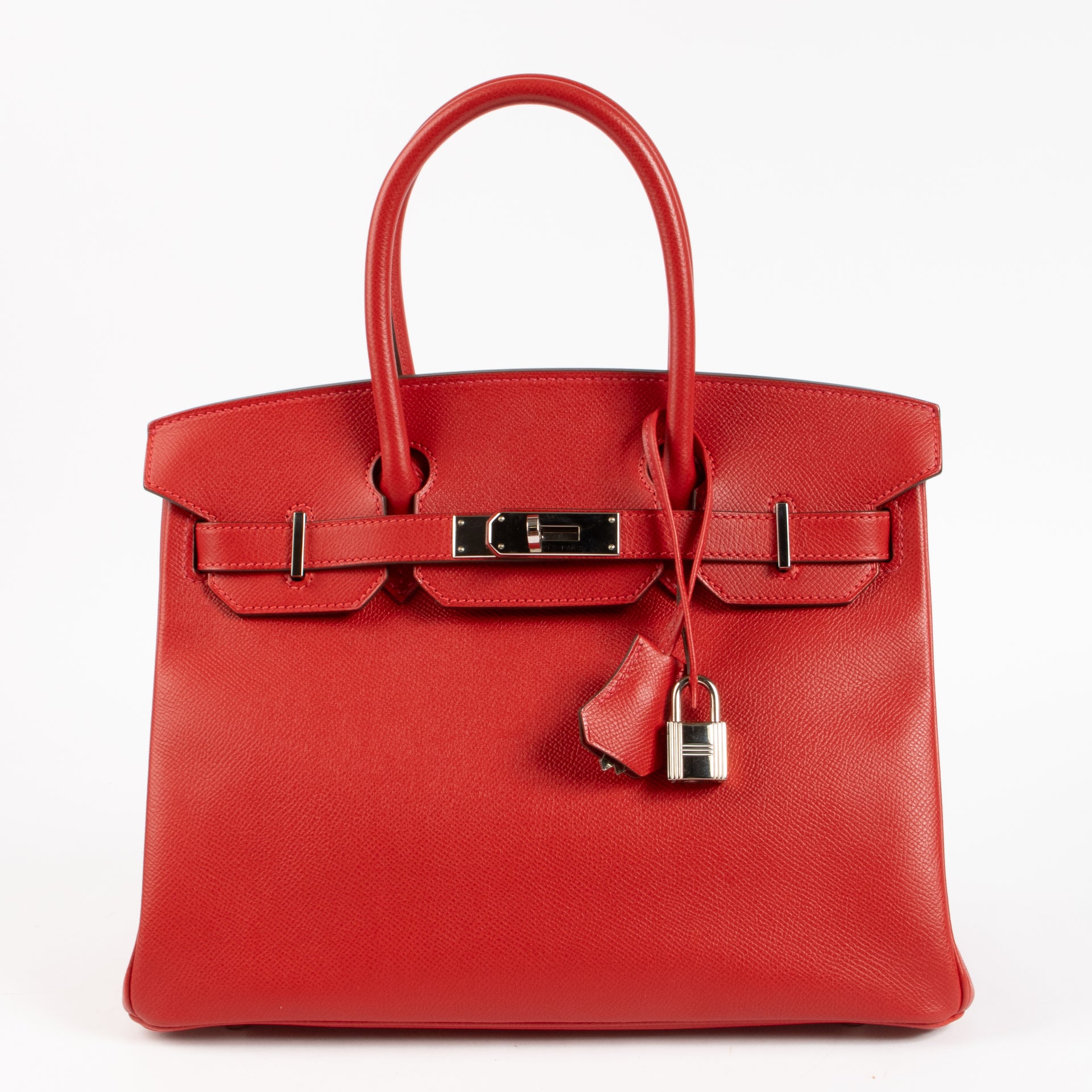 Hermès Birkin 30 Rouge Casaque Epsom PHW
