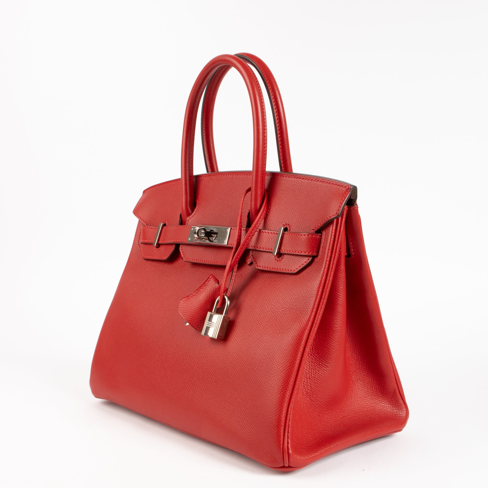 Hermès Birkin 30 Rouge Casaque Epsom PHW