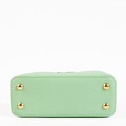 Shop the authentic Louis Vuitton Vert Pomme Taurillon Capucines Mini Bag on Labellov.com !