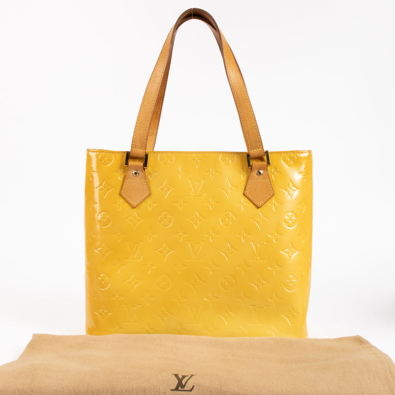Shop the authentic Louis Vuitton Mango Monogram Vernis Houston Bag on Labellov.com !