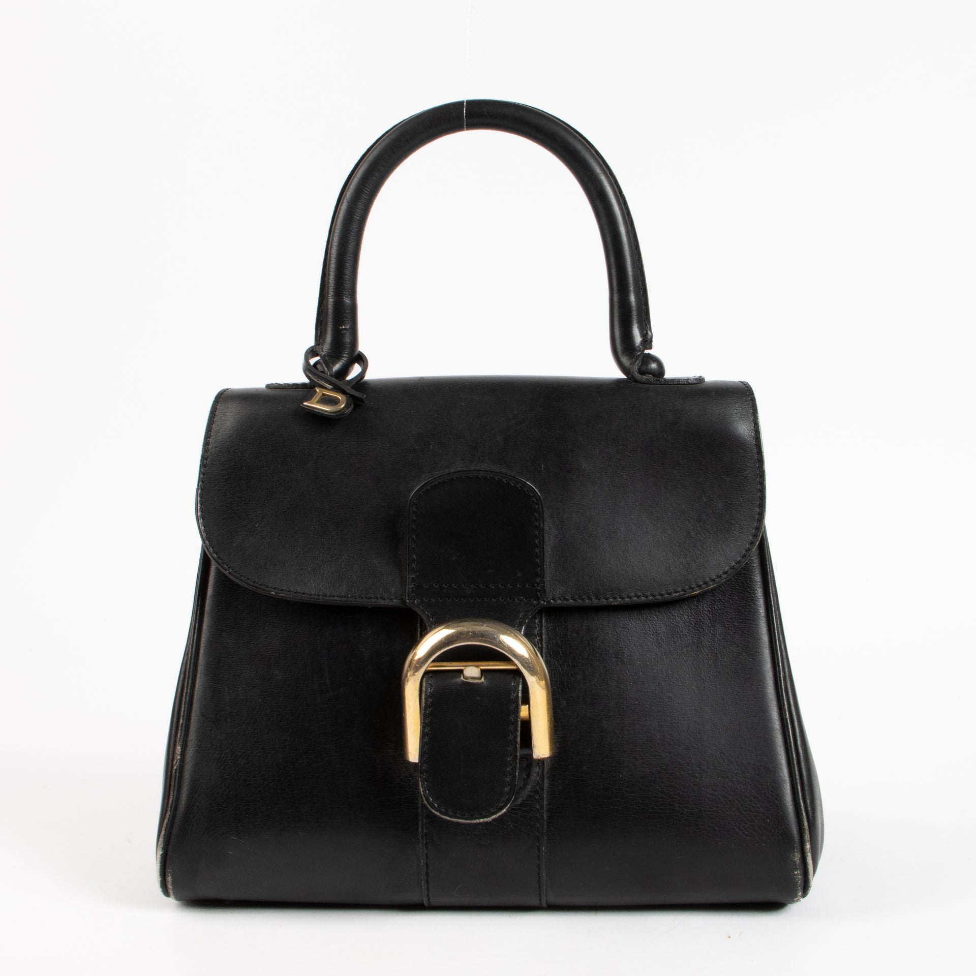 Delvaux 1974s Navy Box Calf Brillant PM Bag