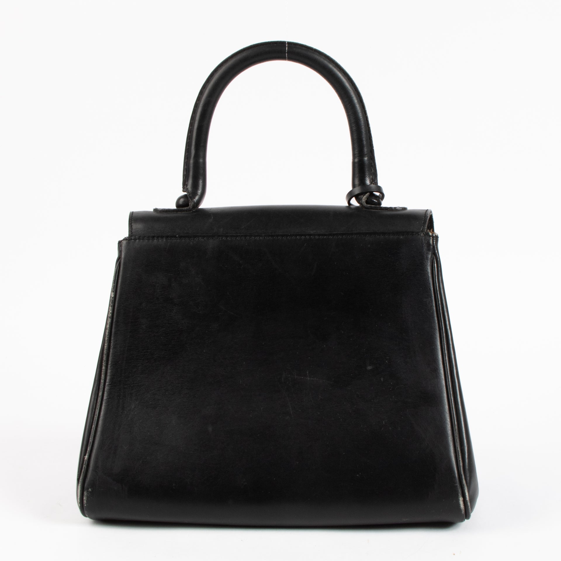 Delvaux 1974s Navy Box Calf Brillant PM Bag