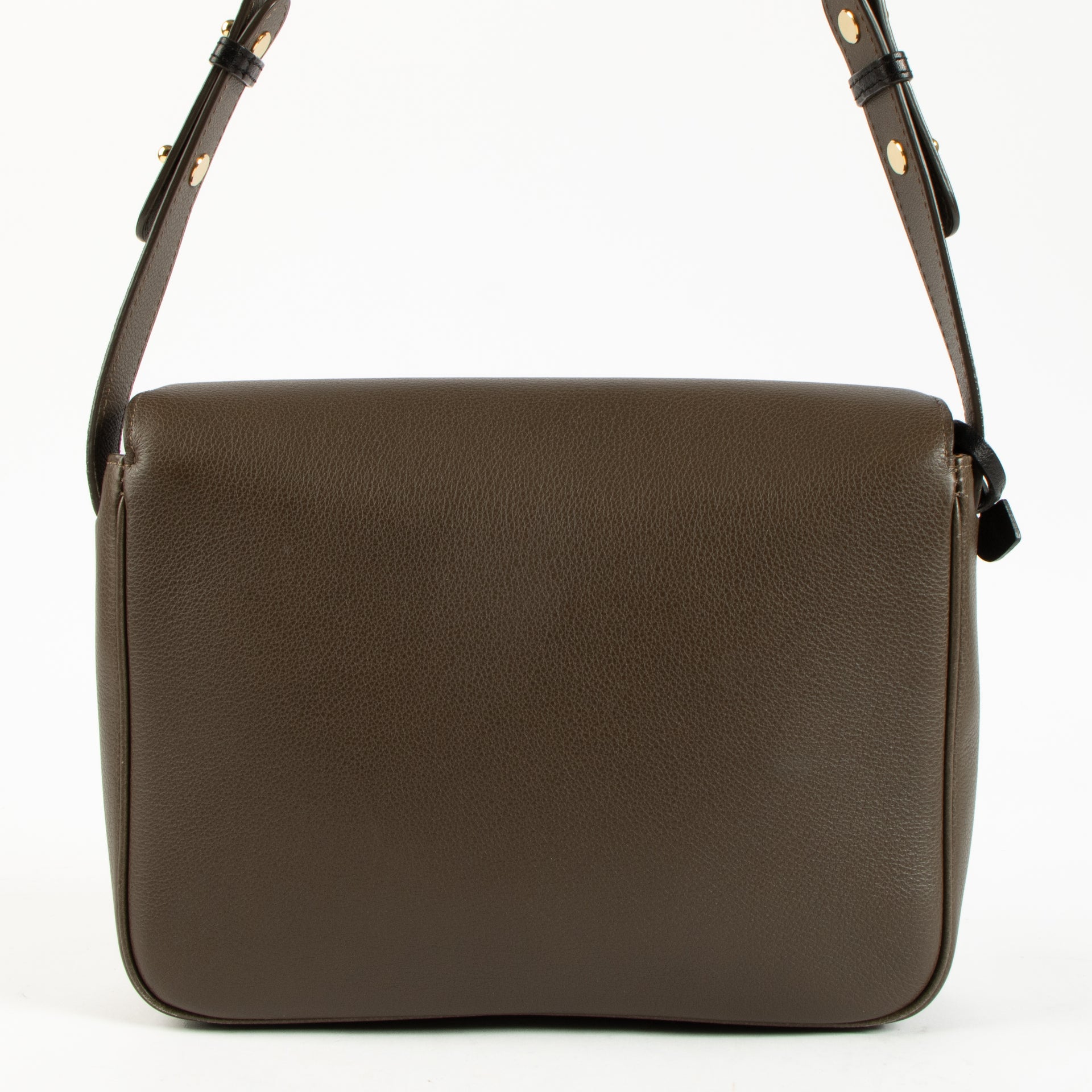 Shop the authentic Delvaux Brown Leather Small Messenger Bag on Labellov.com !