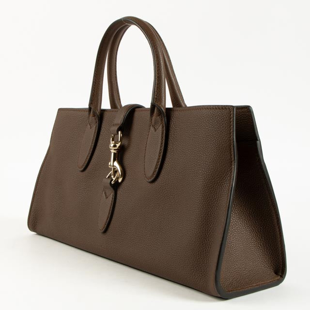 Gucci Brown Calfskin Medium Soft Jackie East West Tote Bag
