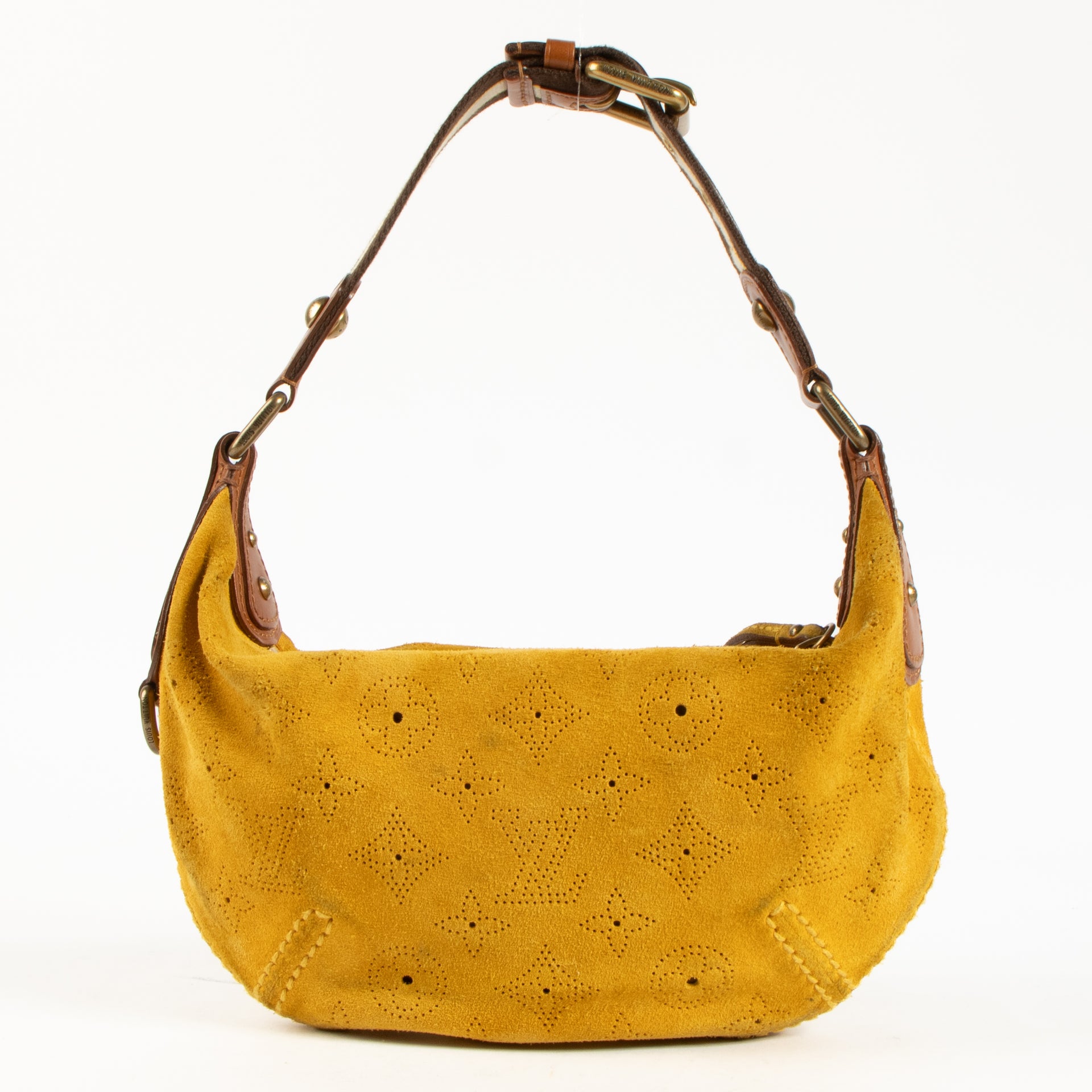 Louis Vuitton Mustard Mahina Suede Onatah PM Bag