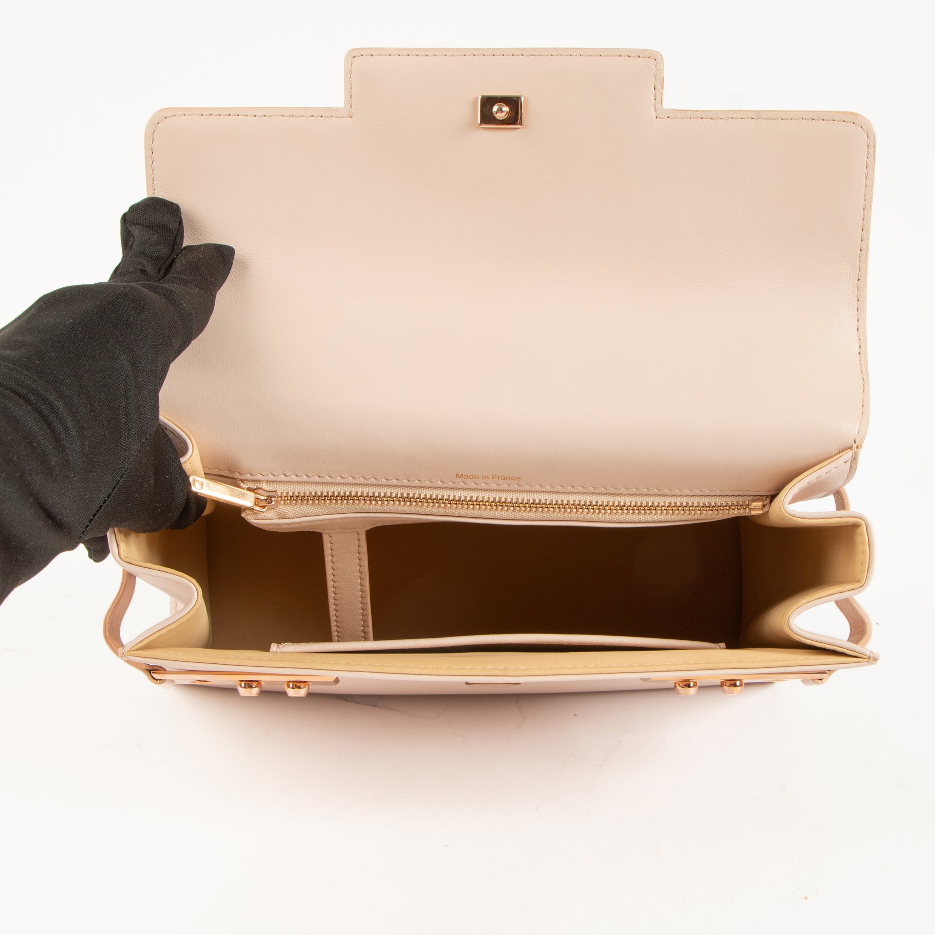 Delvaux Nude Calf Souple Tempête MM Bag