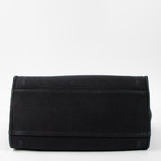 Shop this authentic Chanel Black Canvas Large Deauville Bag pre-loved on Labellov.com