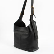 Shop Authentic Delvaux Black Leather So Cool MM Bag on Labellov.com