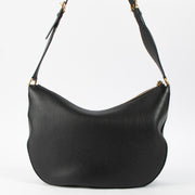 Shop this authentic Ferragamo Black Maxi Gancio Hobo Bag pre-loved on Labellov.com