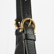 Shop this authentic Ferragamo Black Maxi Gancio Hobo Bag pre-loved on Labellov.com