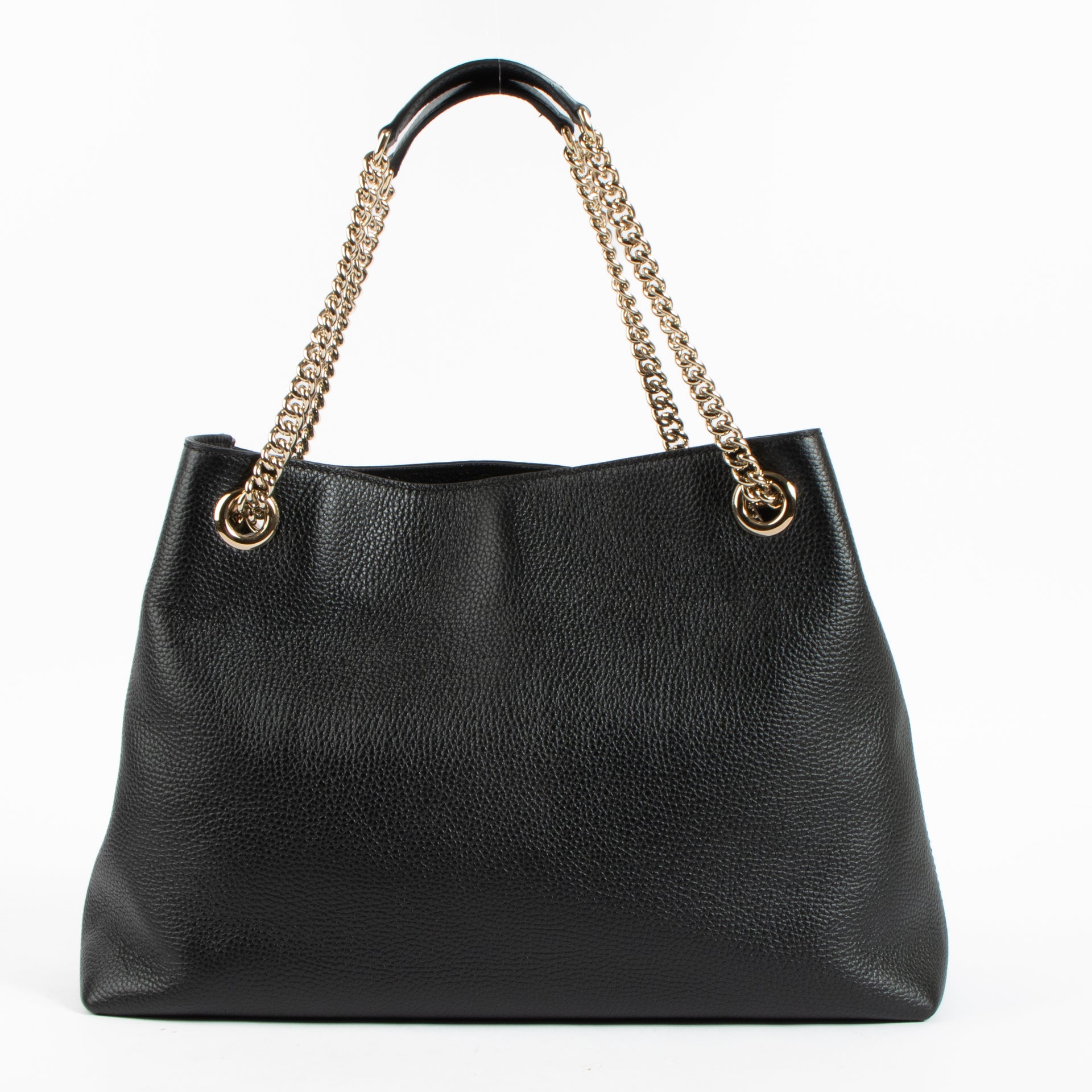 Shop authentic Gucci Black Soho Chain Hobo Bag on Labellov.com.