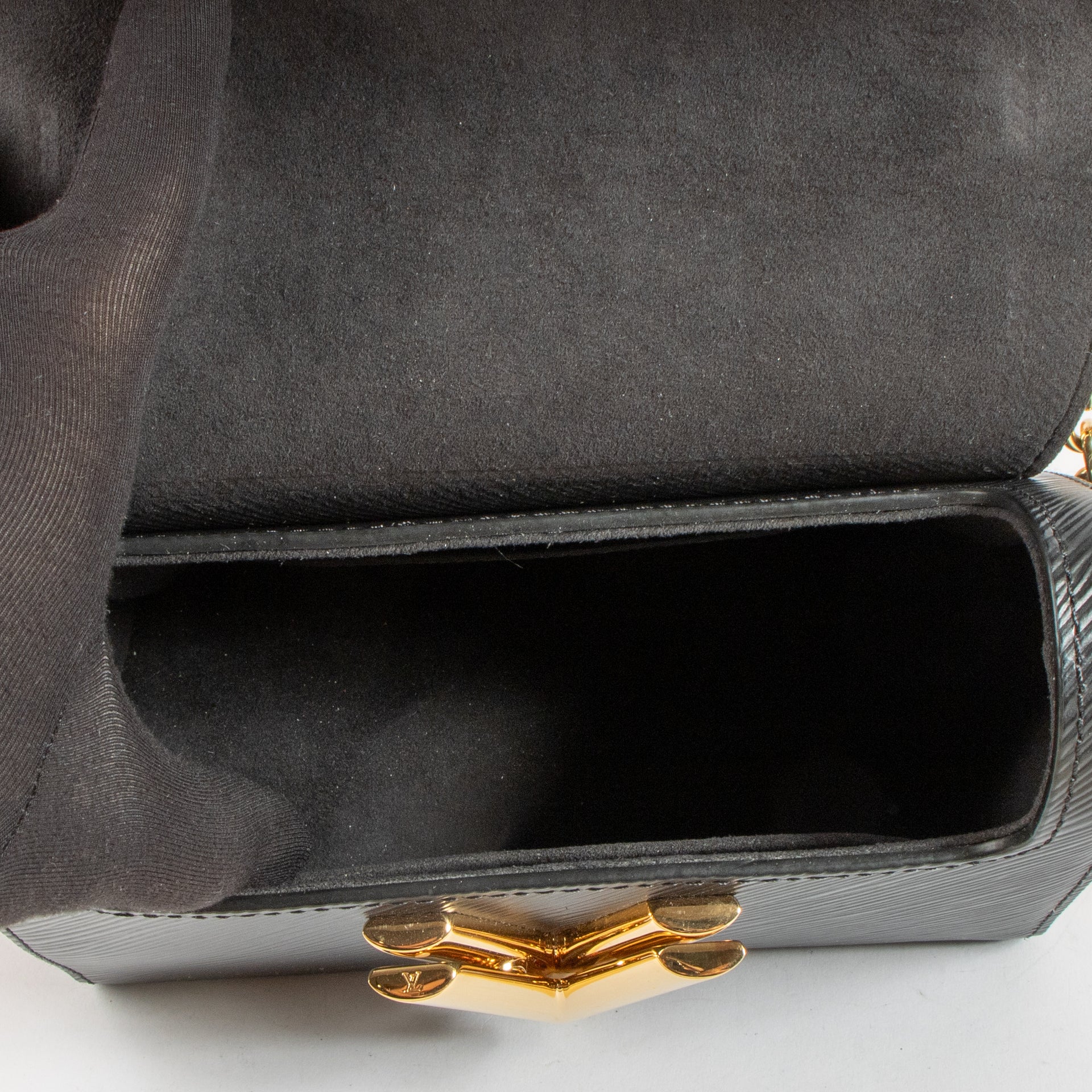 Shop authentic Louis Vuitton Black Epi Twist PM Bag on Labellov.com.