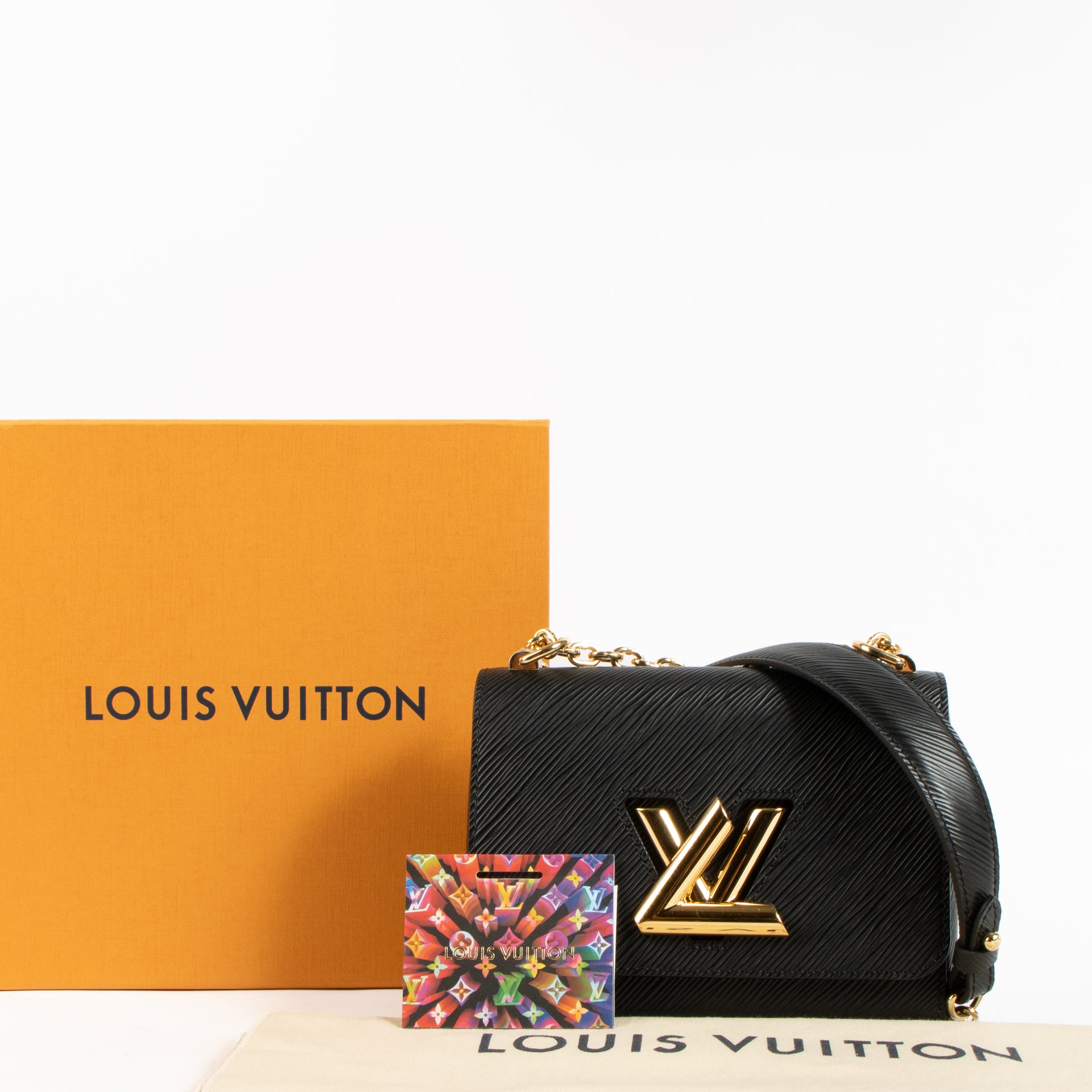 Shop authentic Louis Vuitton Black Epi Twist PM Bag on Labellov.com.