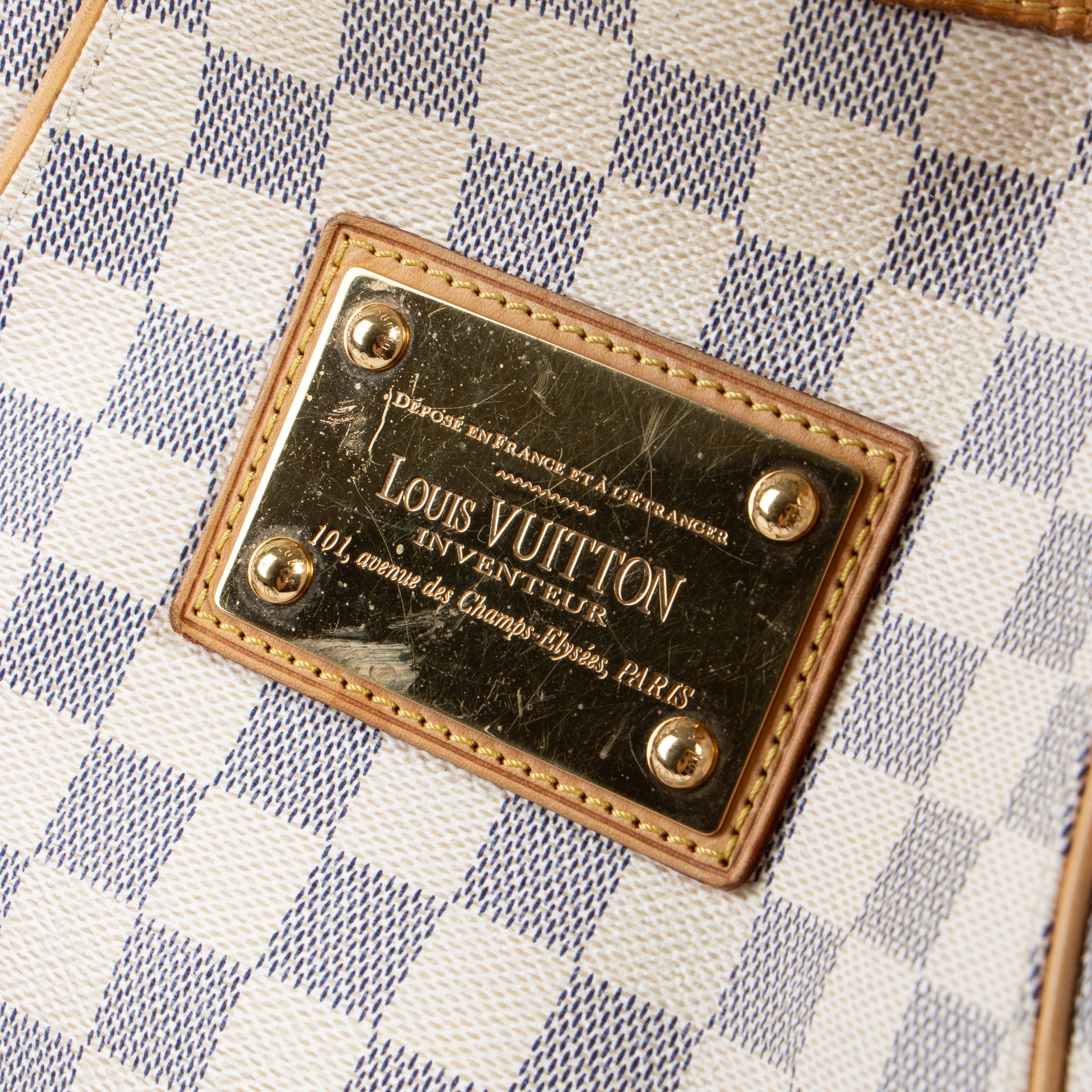 Shop authentic Louis Vuitton Damier Azur Galliera PM Bag on Labellov.com.