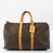 Shop this authentic Louis Vuitton Monogram Keepall 50 Bag pre-loved on Labellov.com
