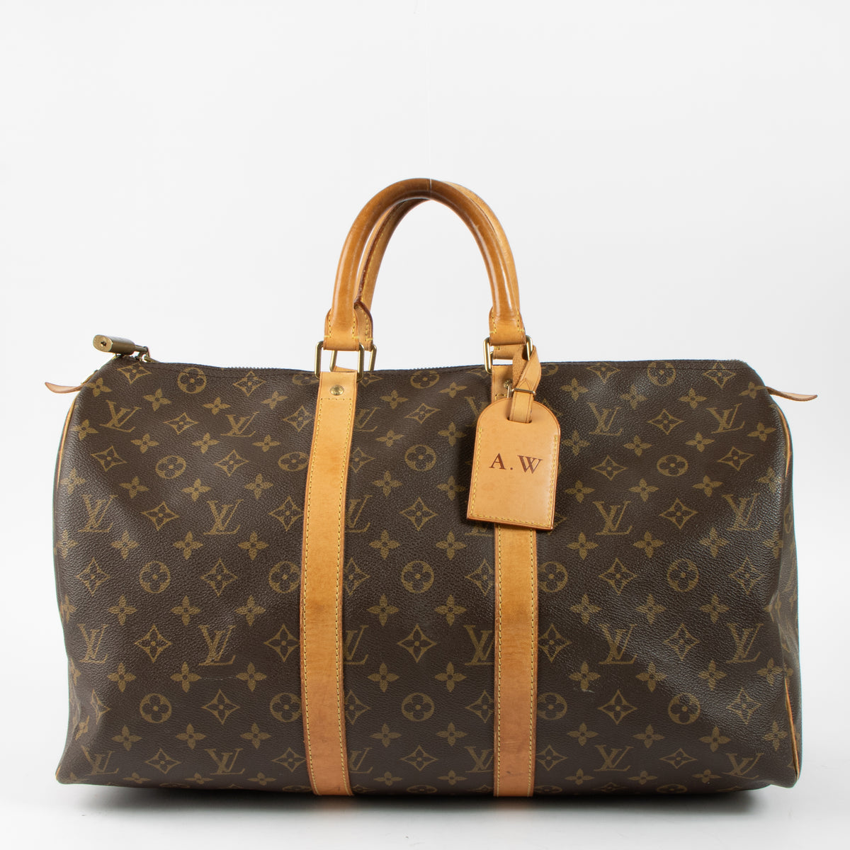 Shop this authentic Louis Vuitton Monogram Keepall 50 Bag pre-loved on Labellov.com