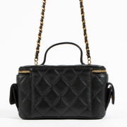 Shop authentic Chanel Black Caviar Long Vanity with Chain Bag on Labellov.com