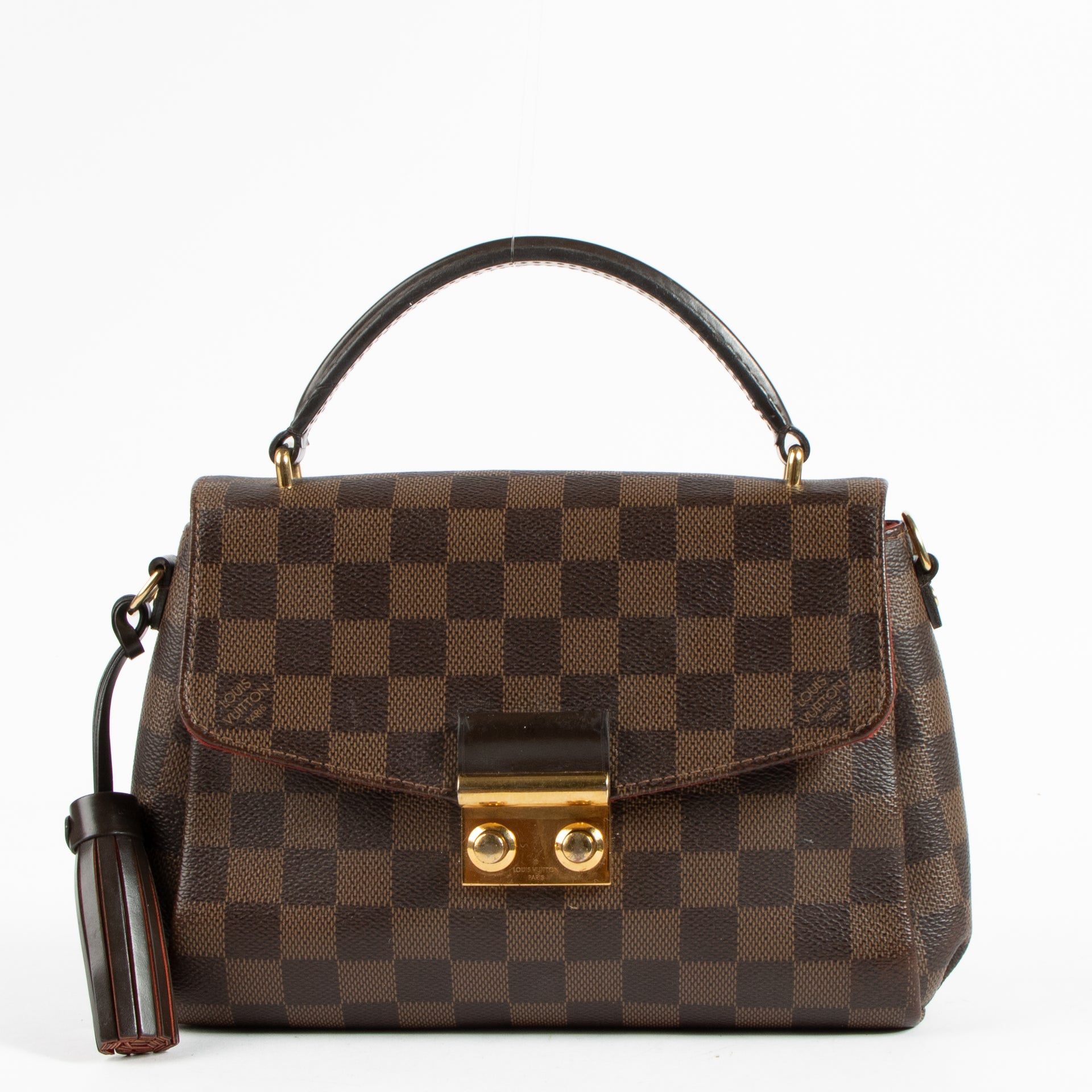 Shop authentic Louis Vuitton Damier Ebene Croisette Bag on Labellov.com.