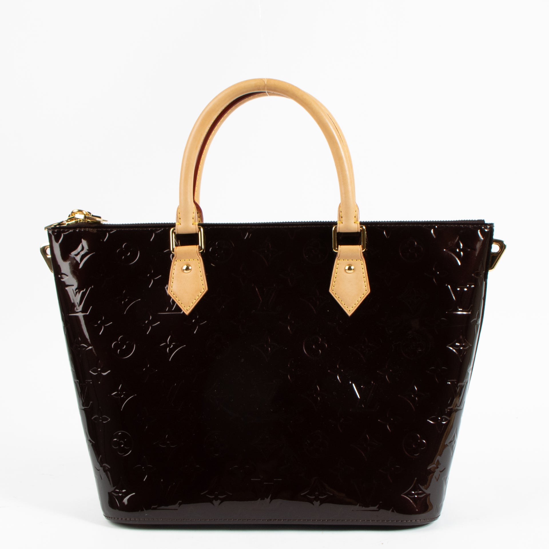 Shop the authentic Louis Vuitton Amarante Monogram Vernis Montebello Bag on Labellov.com !