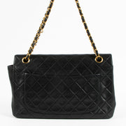 Shop the authentic Chanel Vintage Black Lambskin Flap Bag on Labellov.com !