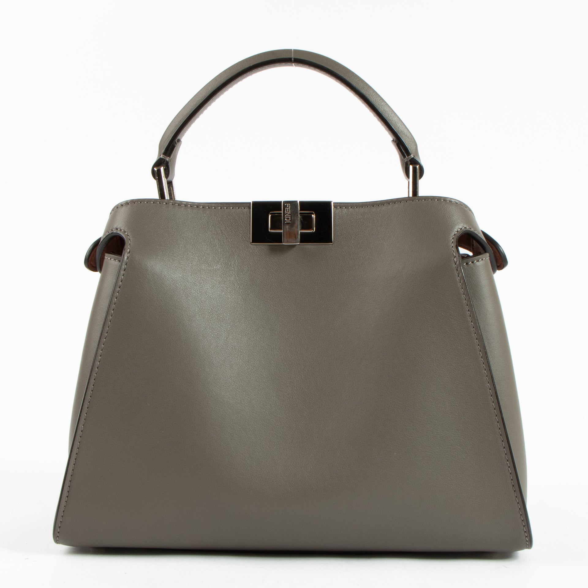 Fendi Foresta Grey Peekaboo Essentially Bag