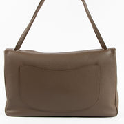 Shop the authentic Chanel Light Brown Grained Calfskin Maxi Flap Bag on Labellov.com !