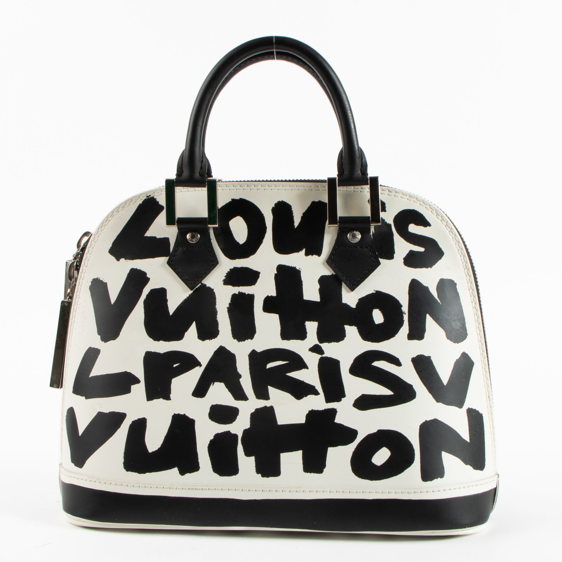 Louis Vuitton x Stephen Sprouse Black/White Graffiti Alma PM Bag