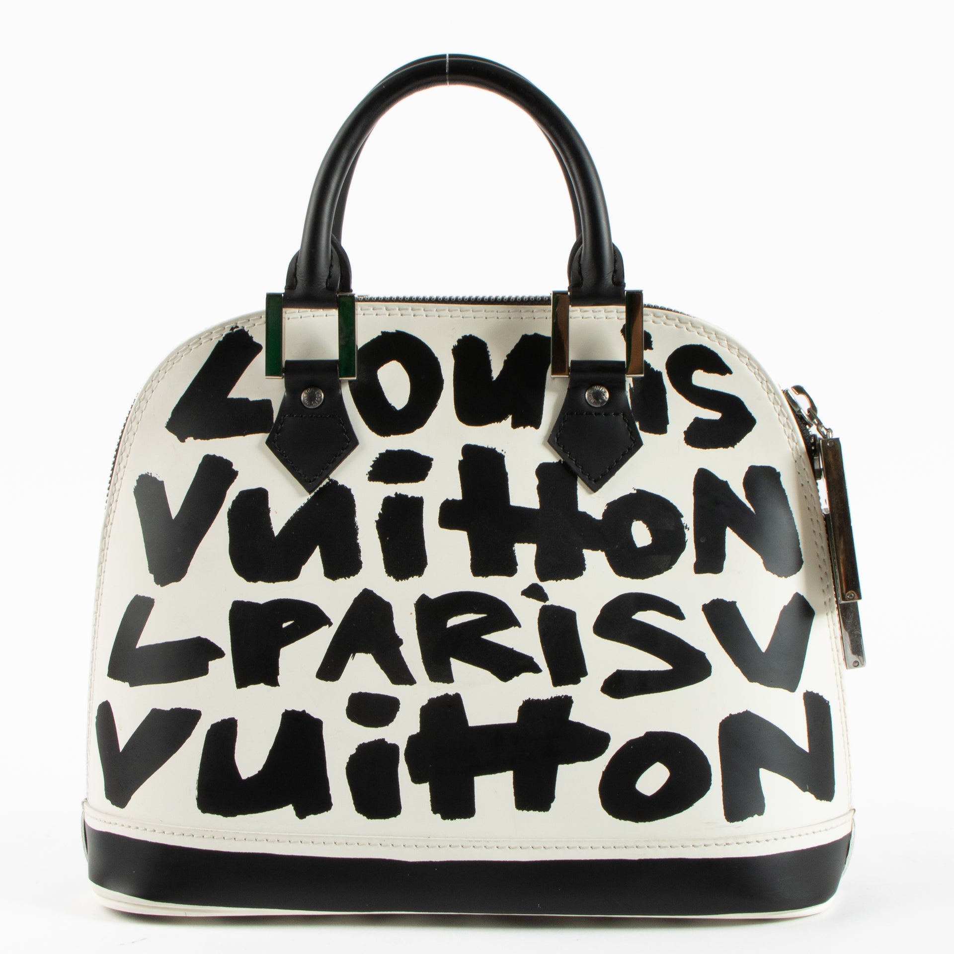 Louis Vuitton x Stephen Sprouse Black/White Graffiti Alma PM Bag
