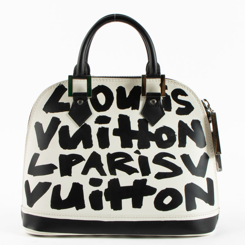 Louis Vuitton x Stephen Sprouse Black/White Graffiti Alma PM Bag