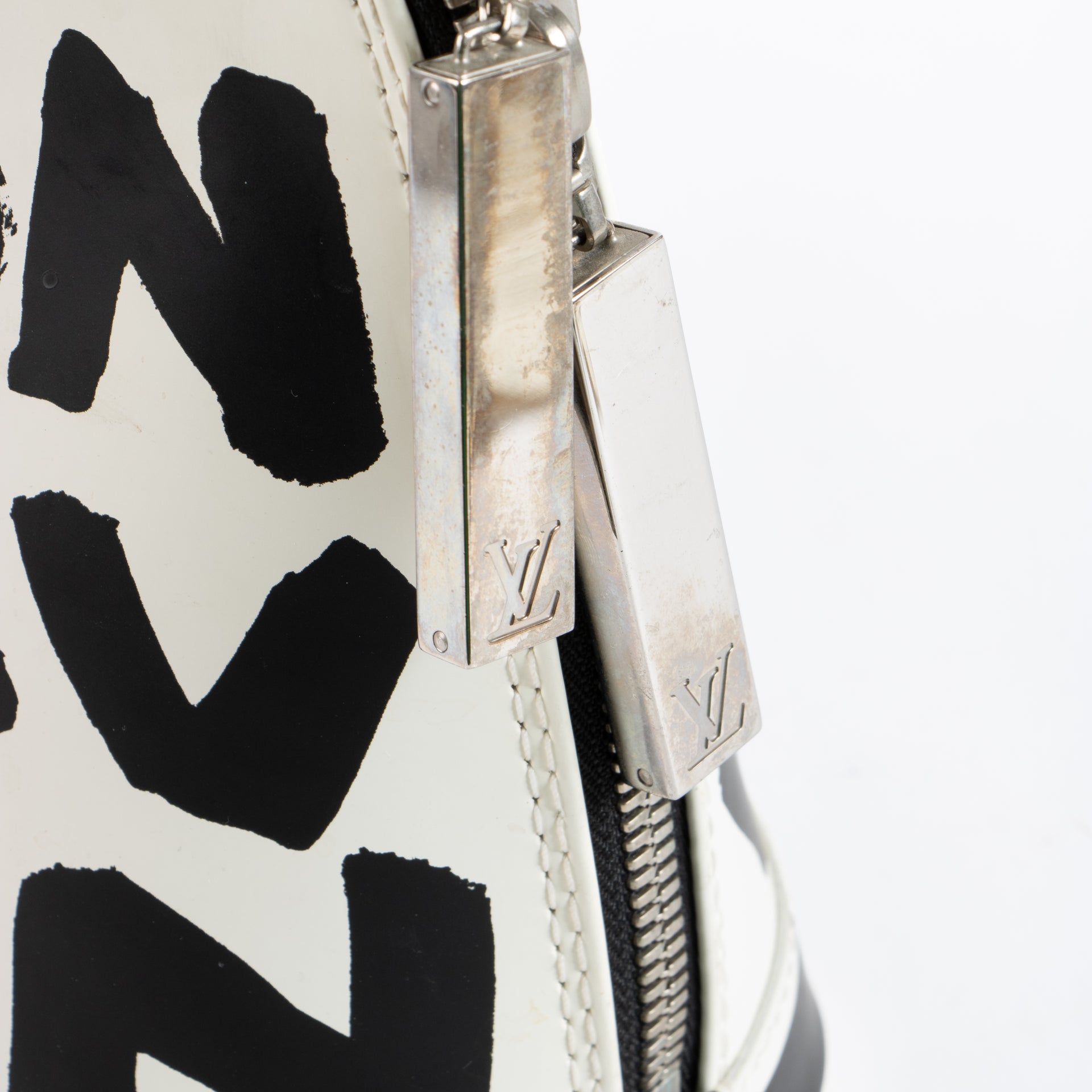 Louis Vuitton x Stephen Sprouse Black/White Graffiti Alma PM Bag