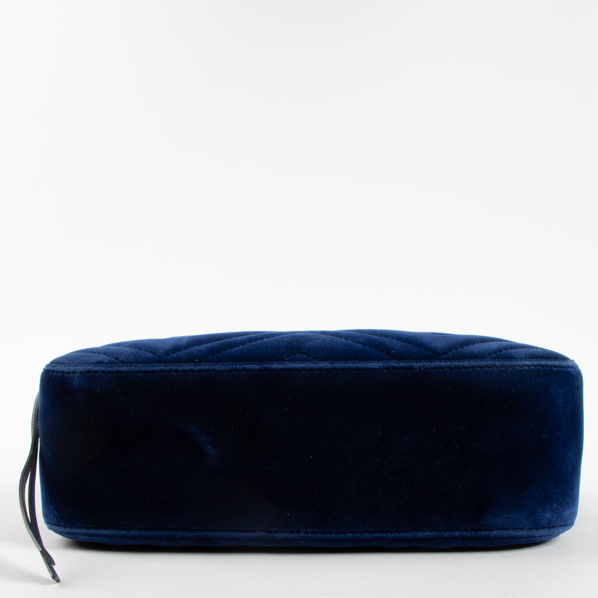 Gucci Blue Velvet GG Marmont Camera Bag