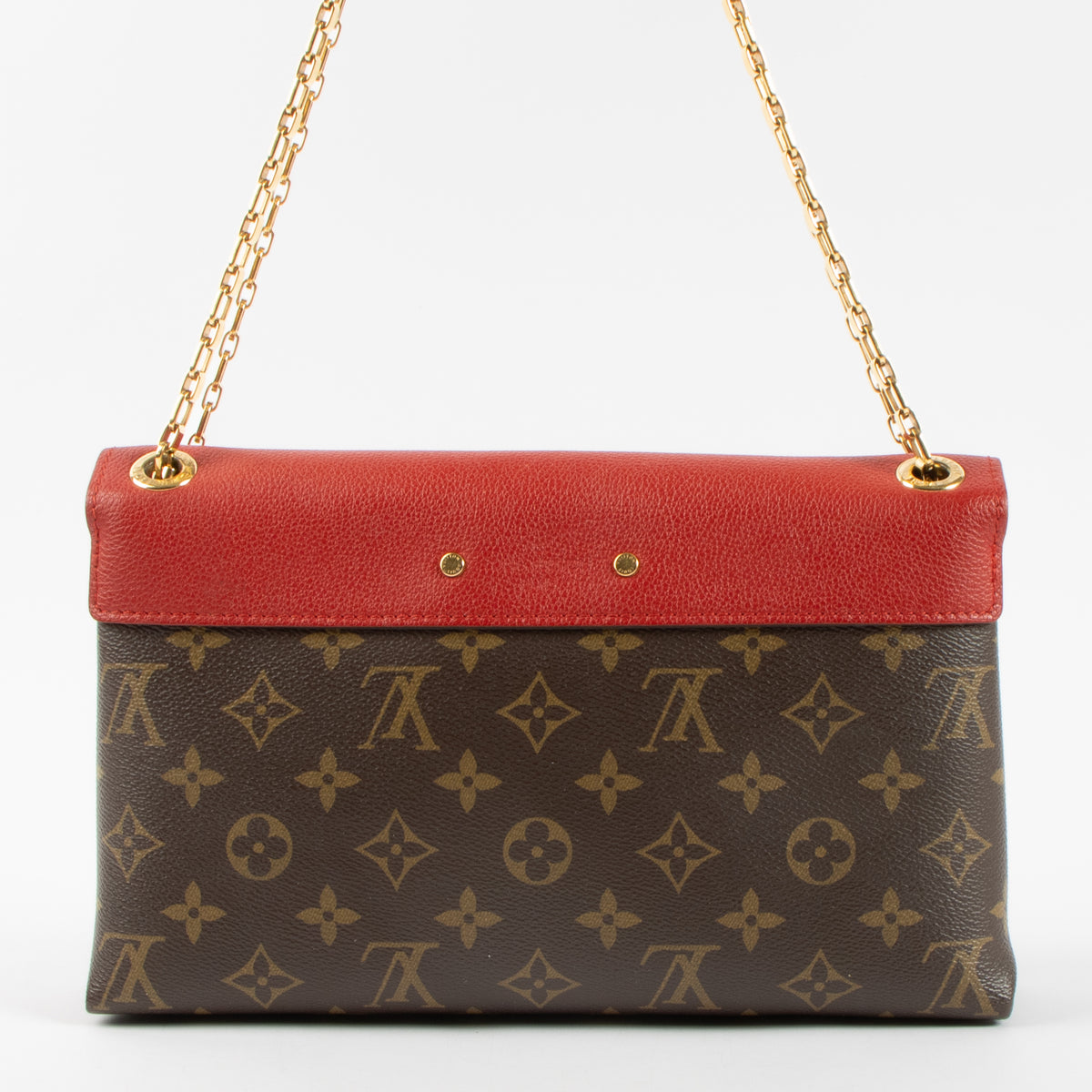 Louis Vuitton Monogram/Cerise Pallas Chain Bag