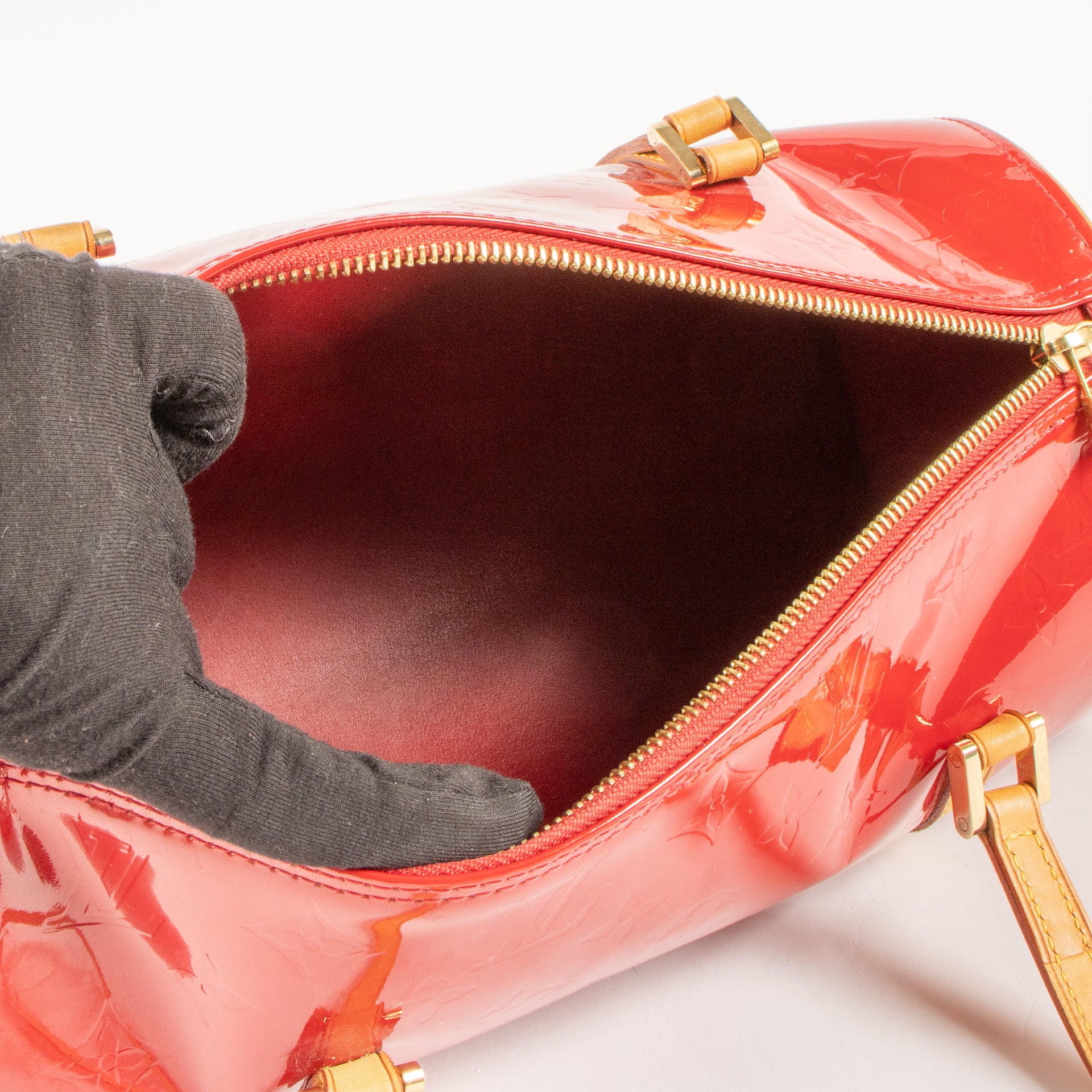 Louis Vuitton Pomme d'Amour Monogram Vernis Belford Bag